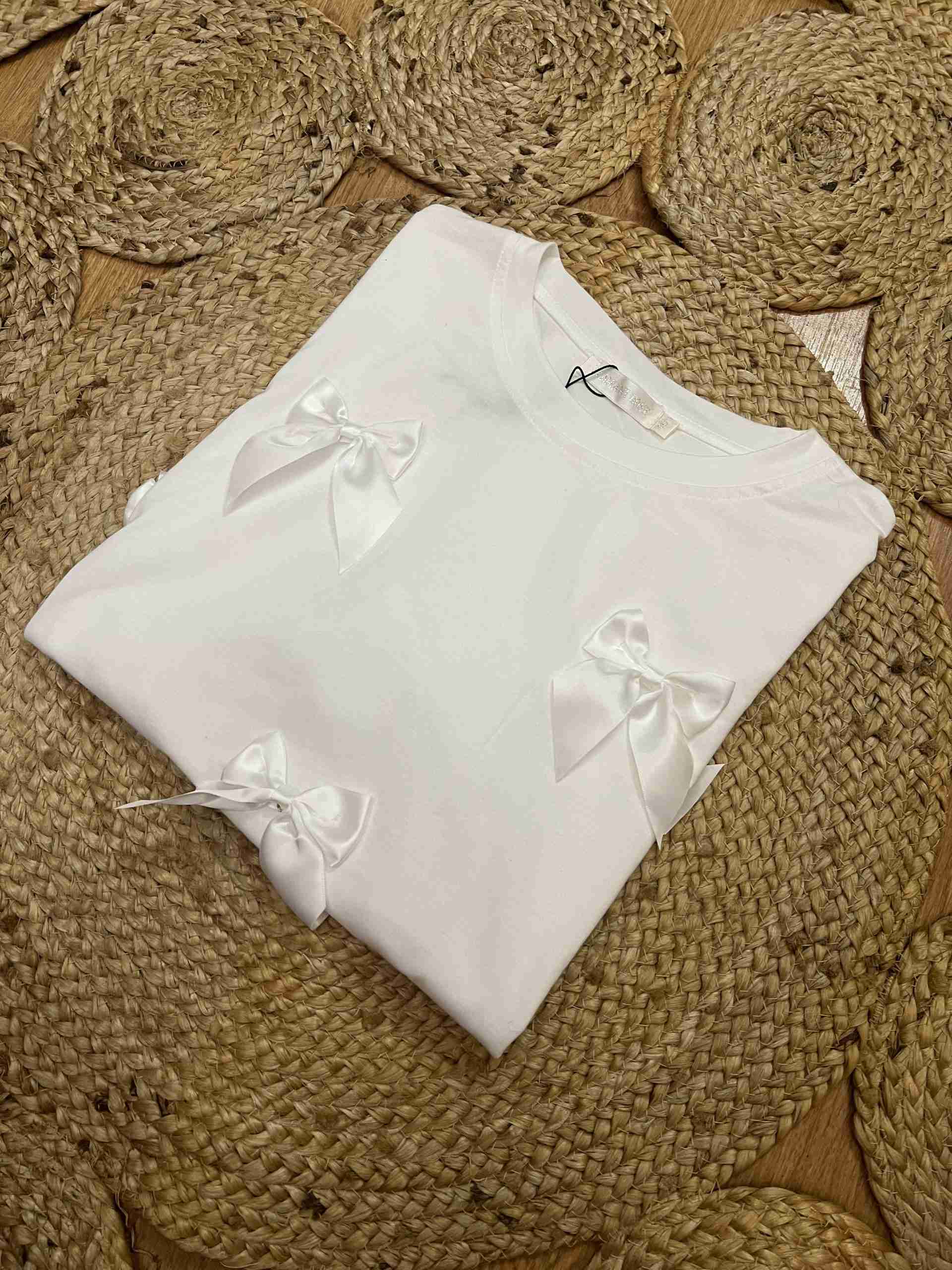 Satin Bow Shirt