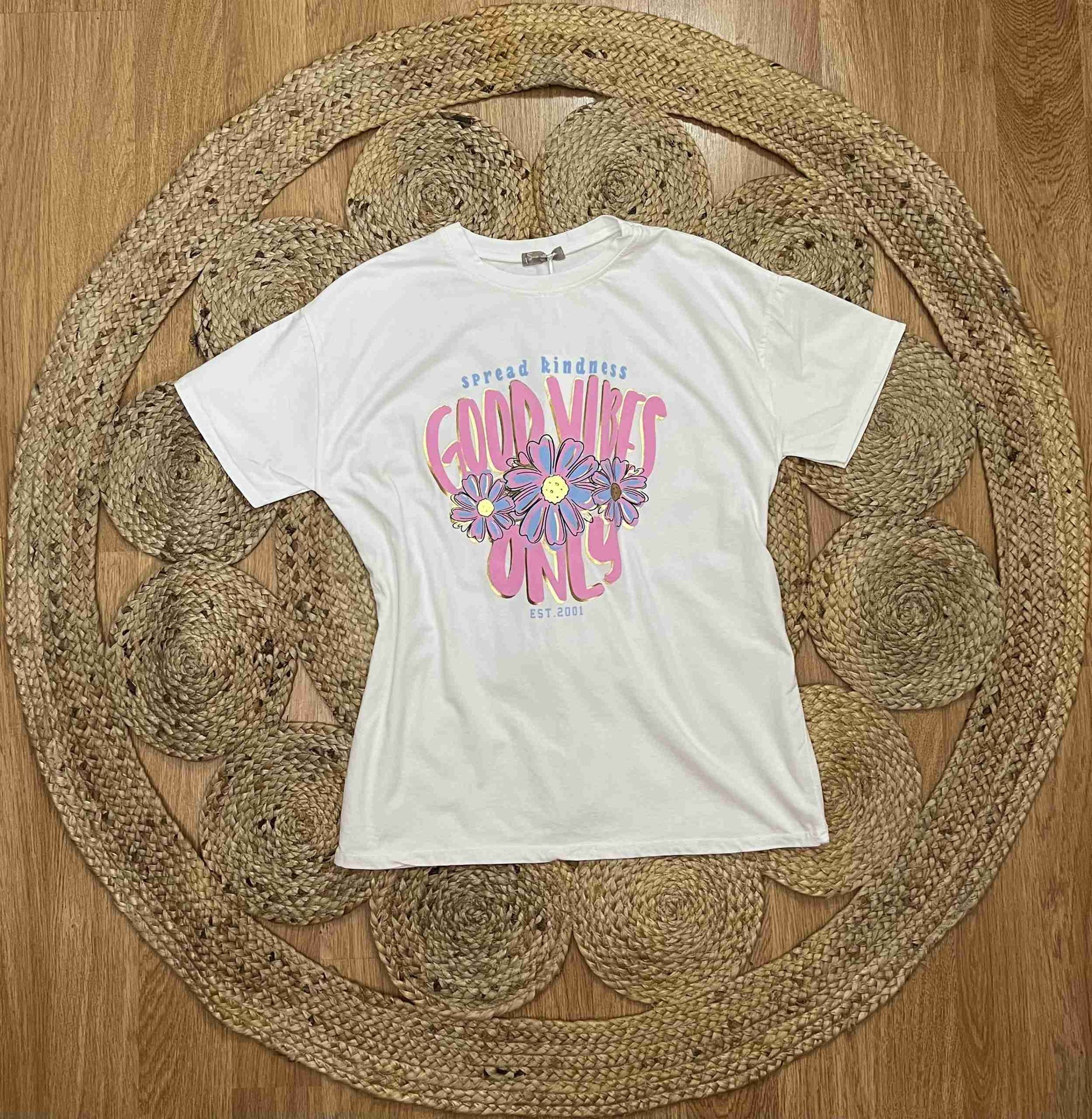 T-shirt Good Vibes Oversized