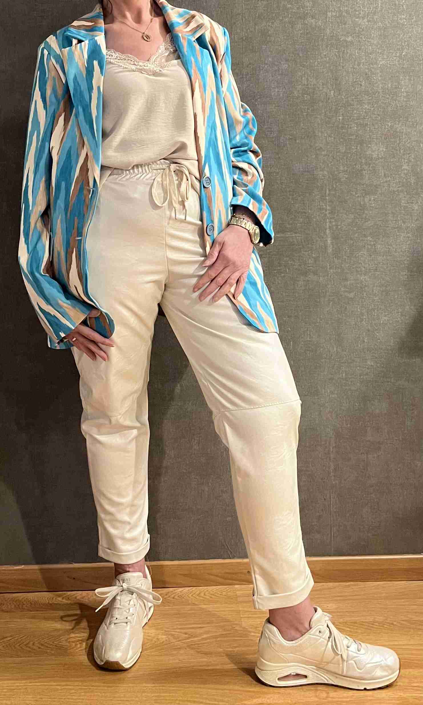 Oversized Blazer Blauw