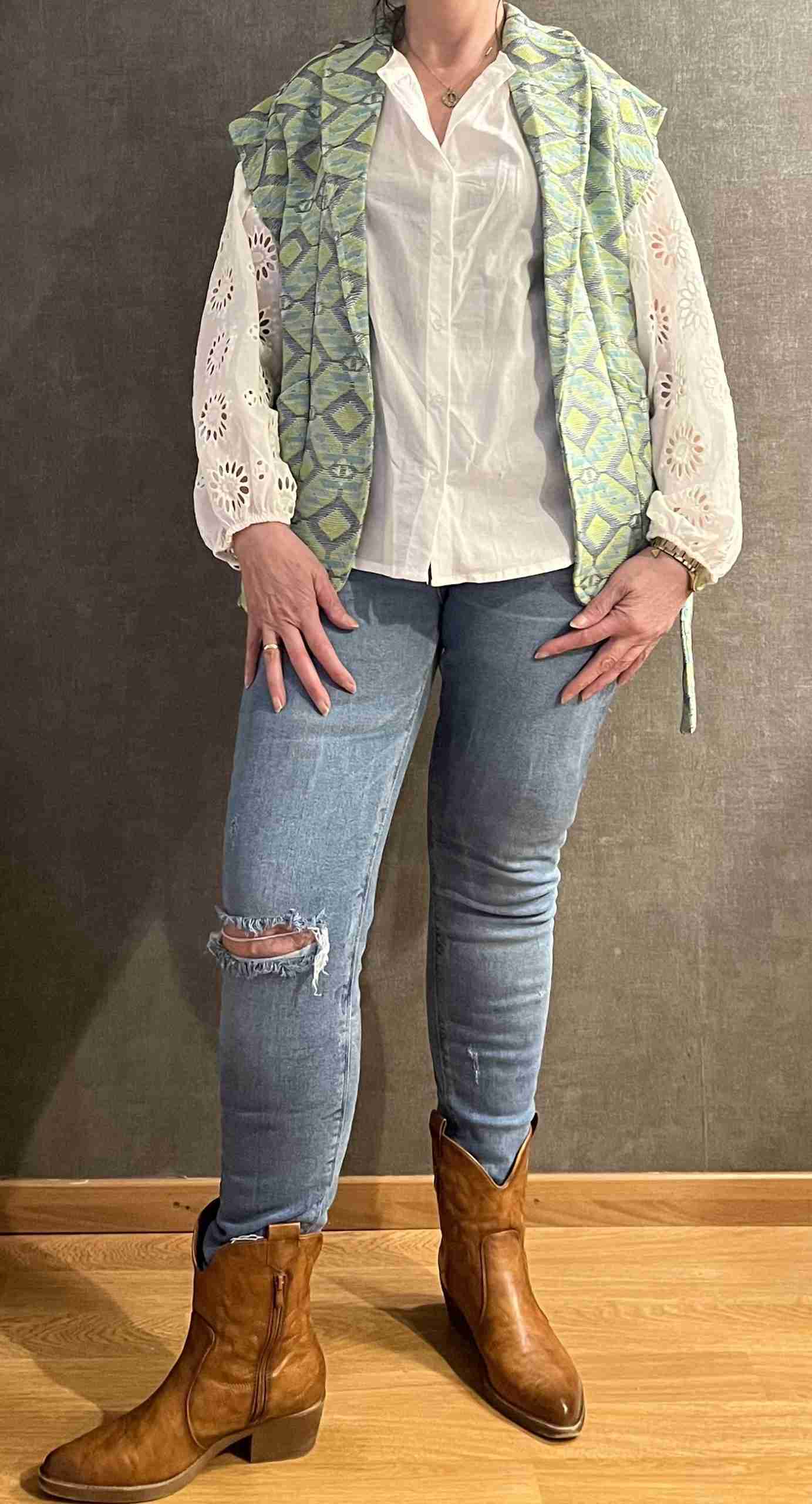 Boho Vest Blauw