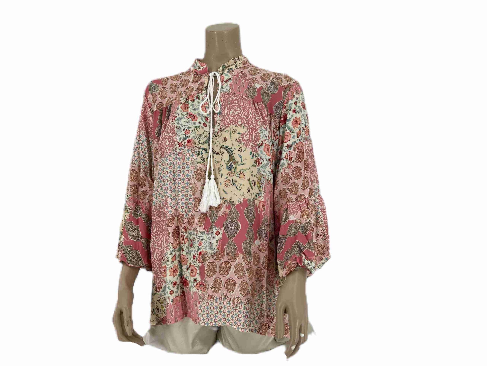 Ibiza Tuniek Blouse Roze