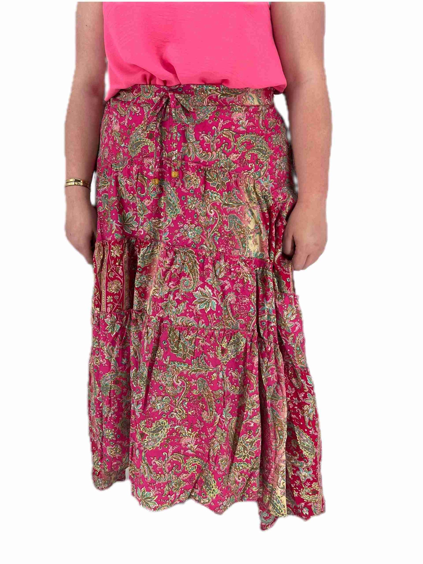 Boho rok rose goud