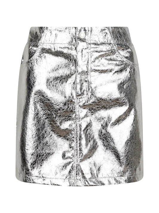 AMBICA Daisy Zilveren Metallic Rok