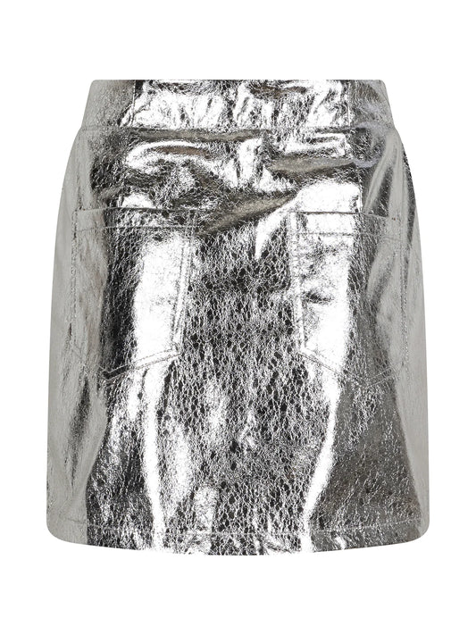 AMBICA Daisy Zilveren Metallic Rok