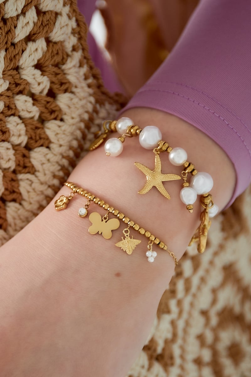 Butterfly Bliss Armband - Goudkleur