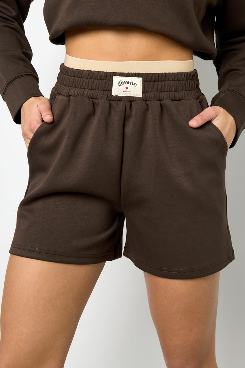 Polyestervezel (polyester) Shorts Effen kleur Sportief All Fit Kleding