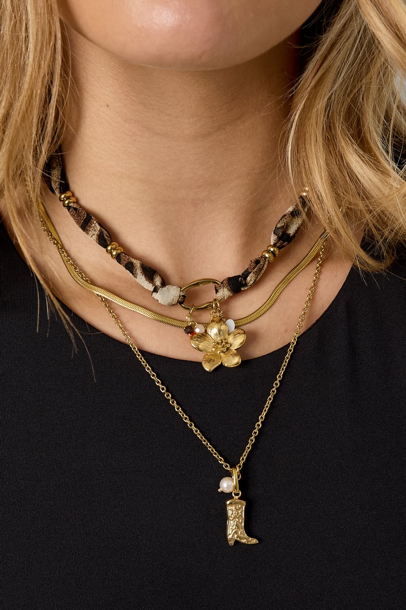 Hangerkettingen Bloemen Luipaardprint Casual Dagelijks Eenvoudig Serie Damessieraden