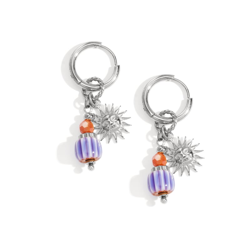 Sun Happy Charm oorbellen