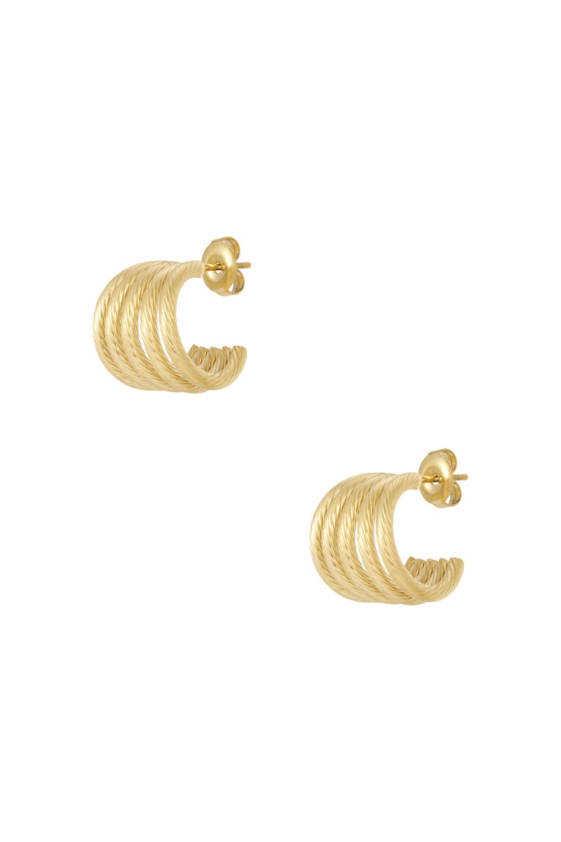 Oorbellen van roestvrij staal, geometrisch, casual, dagelijks, eenvoudig, serie, damessieraden