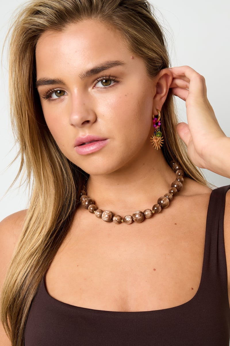 Harskralenkettingen Kralen Casual Dagelijks Eenvoudig Serie Damessieraden