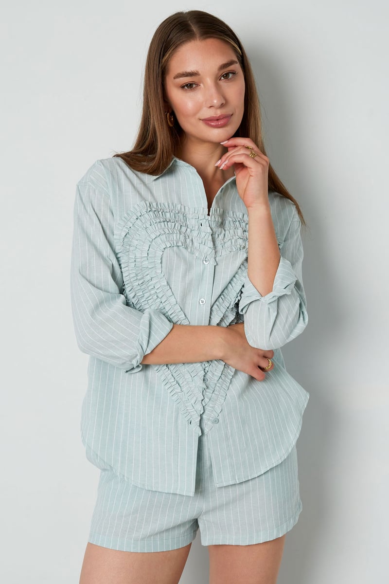 Blouse Hart - Groen