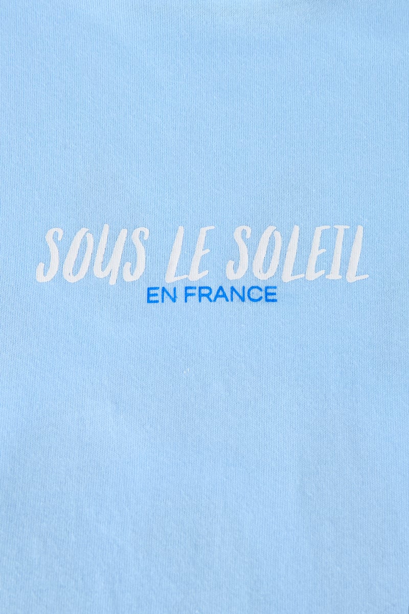 Sous le Soleil en France oversized T-shirt