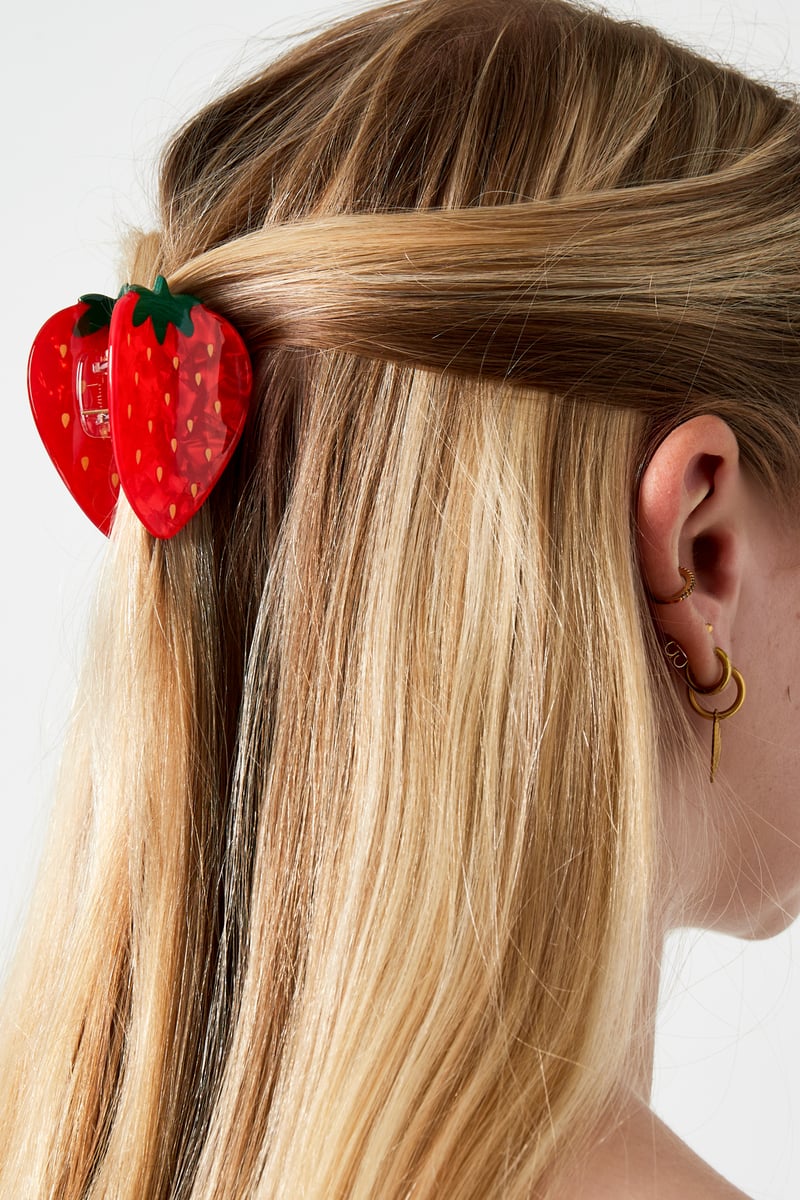 Aardbeien haarspeld