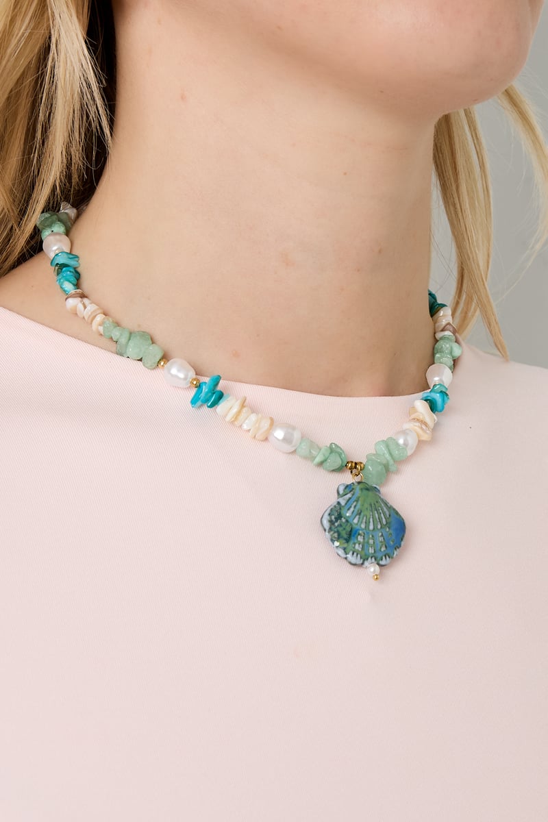 Kettingen met stenen kralen, schildpad, casual, vakantie/strand, eenvoudige serie, damessieraden