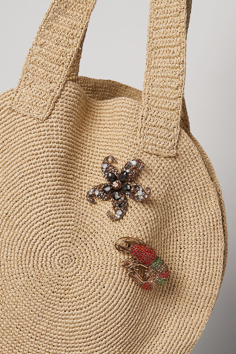 Starry Brooche - Champagne