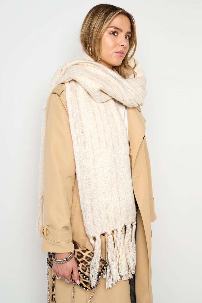 Wintersjaals Strip Casual Polyester Dagelijkse accessoires