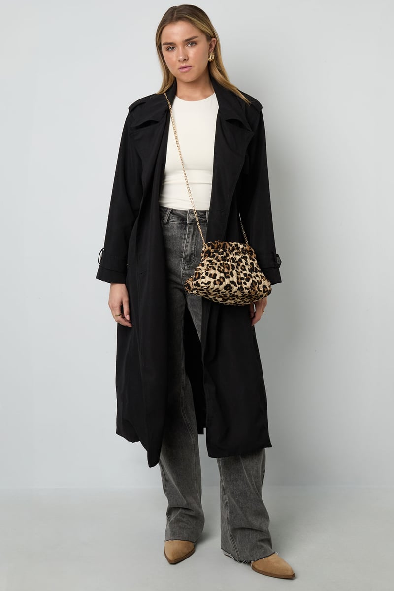 Schoudertassen Luipaardprint Casual Katoen Dagelijkse Accessoires