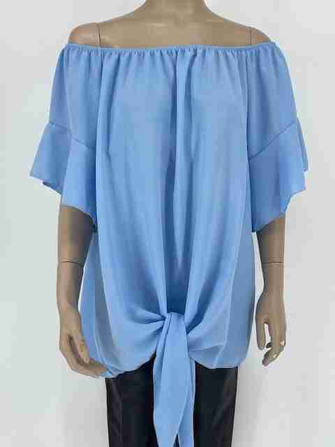 knoop off shoulder shirt