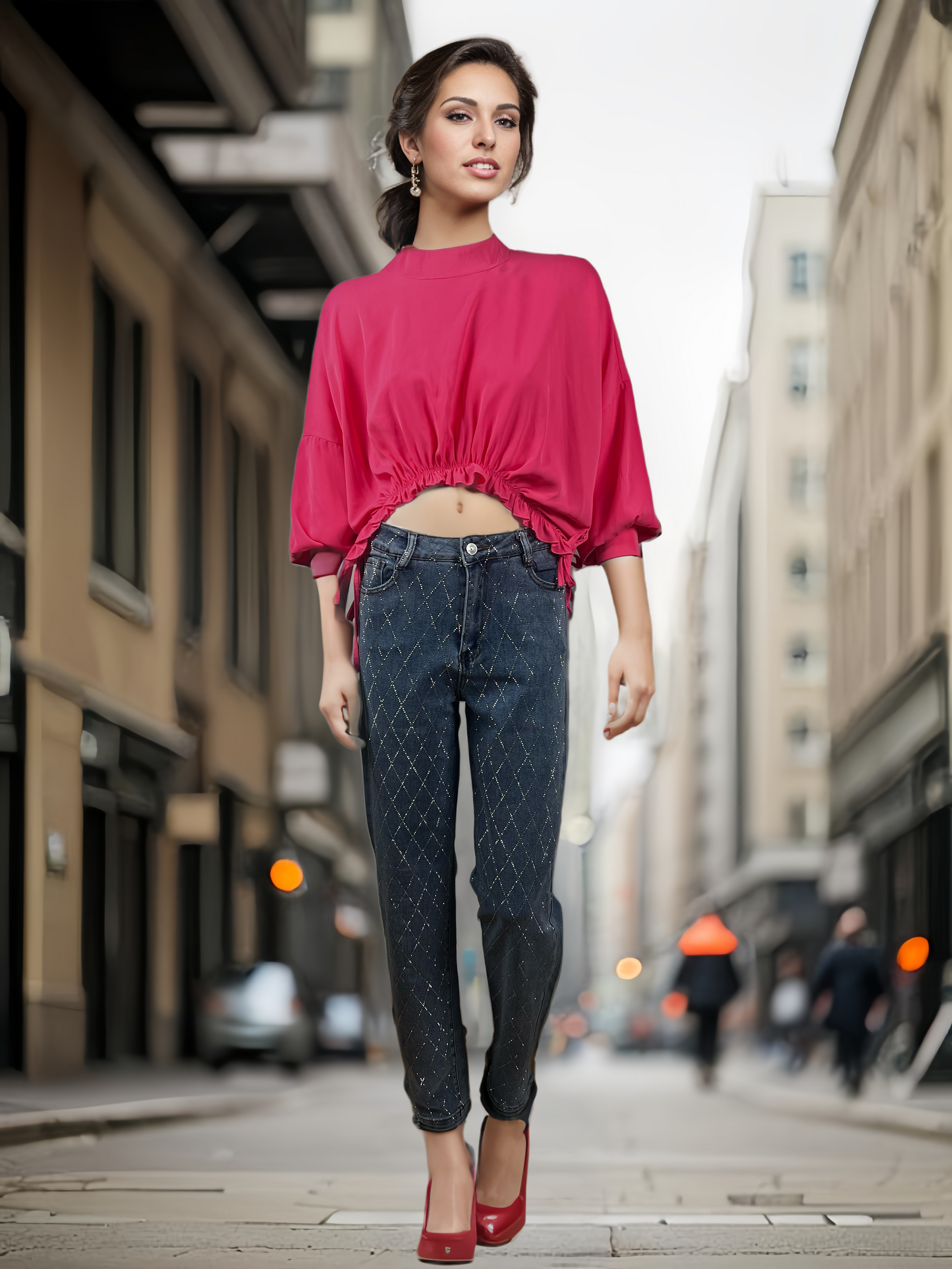 Roze Snoepje Crop Top